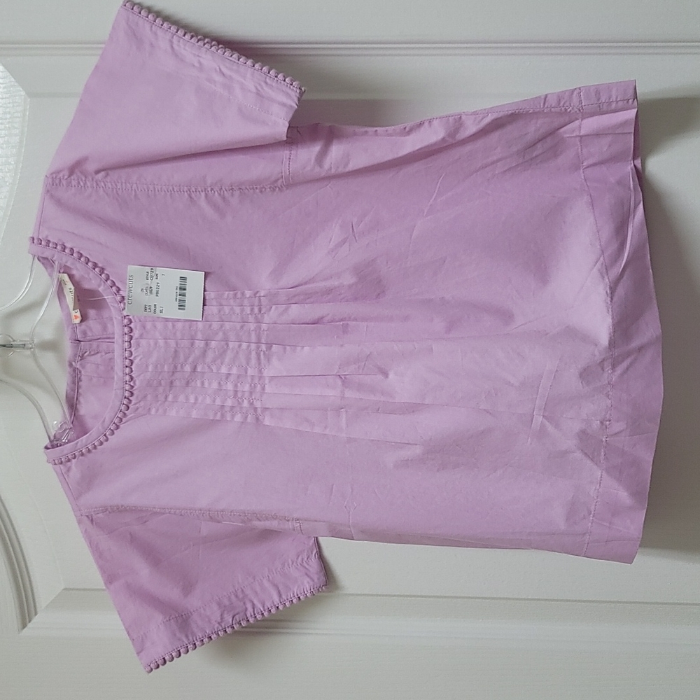 Crewcuts girls size 7 Lavender blouse, nwt